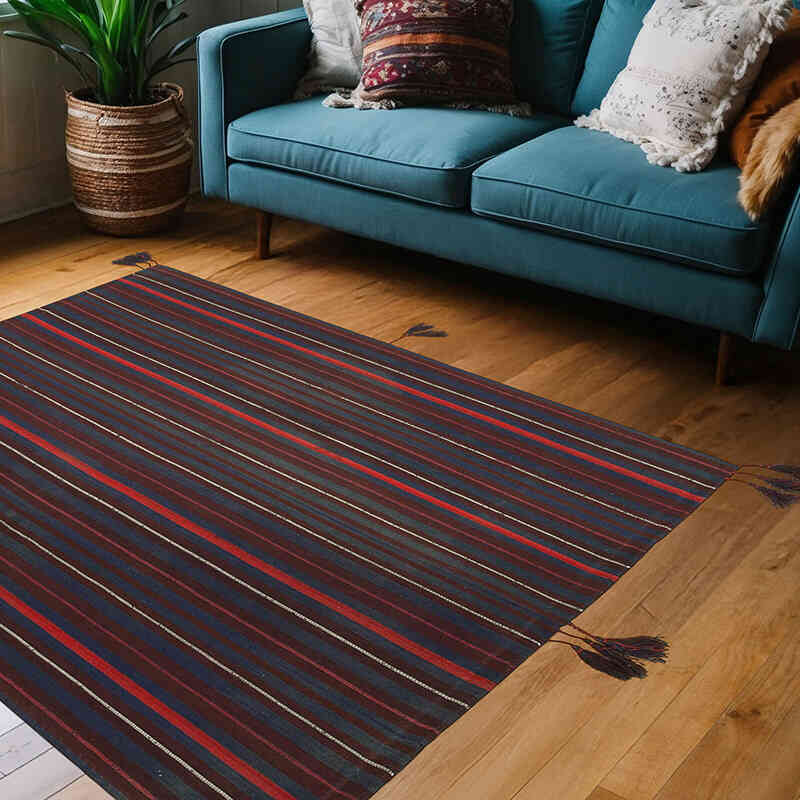 Vintage Anatolian Kilim Rug - K0060400