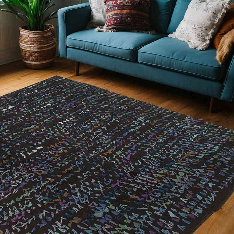 Vintage Anatolian Kilim Rug - 5' 2" x 6' 11" (62" x 83") - K0060410