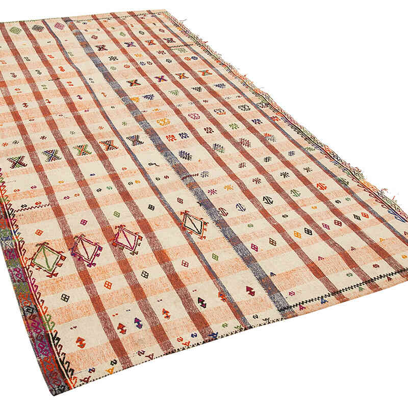 Alfombra Vintage Anatolian Kilim - 147 cm x 280 cm - K0060413