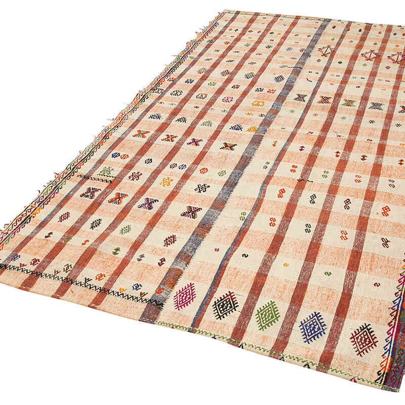 Alfombra Vintage Anatolian Kilim - 147 cm x 280 cm - K0060413