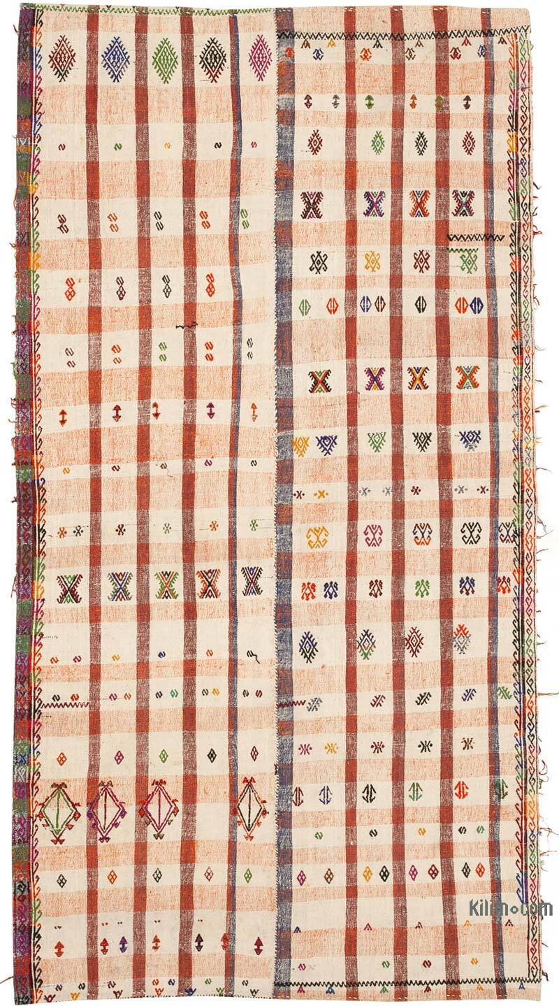 Alfombra Vintage Anatolian Kilim - 147 cm x 280 cm - K0060413