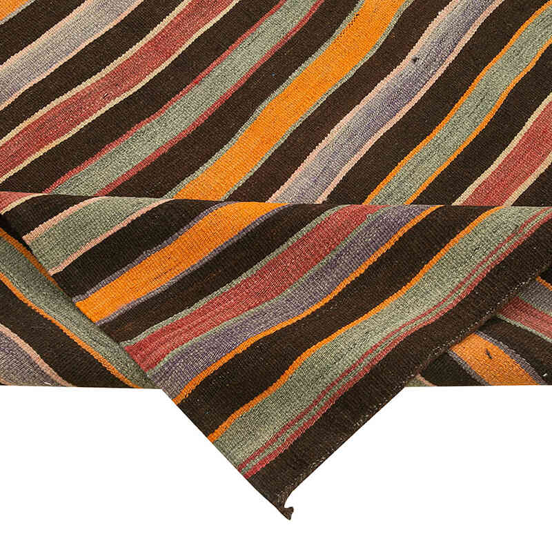 Vintage Turkish Kilim Rug - 4' 4" x 11' 4" (52" x 136") - K0060422