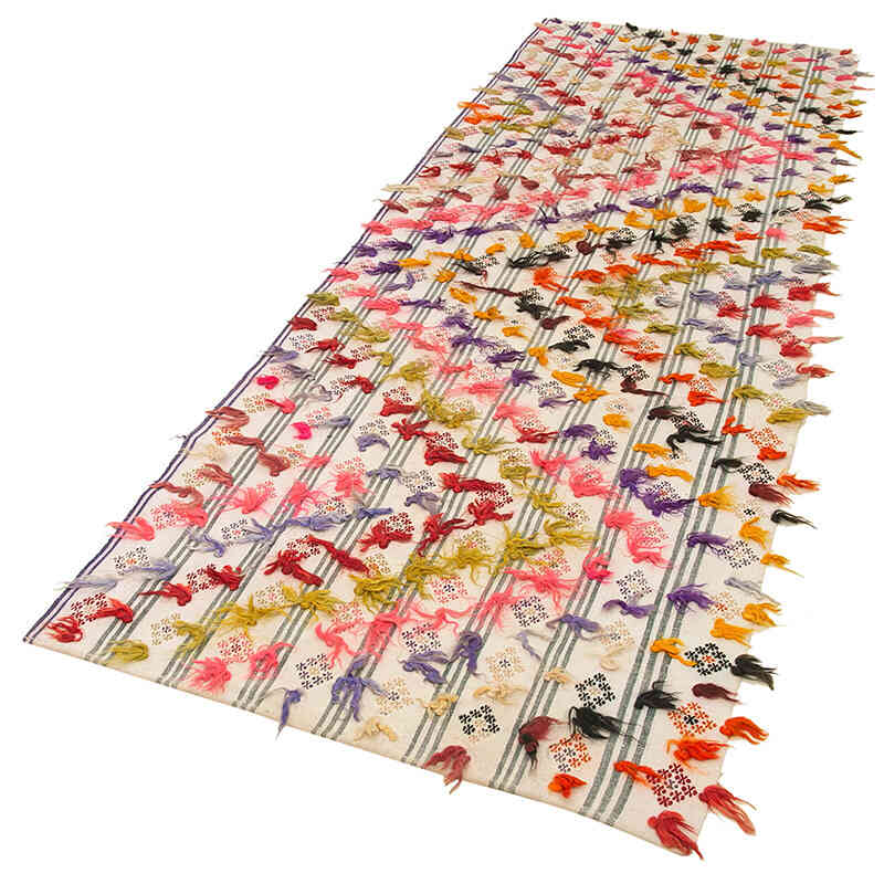 Vintage Anatolian Flatweave - 3' 4" x 10' 9" (40" x 129") - K0060433