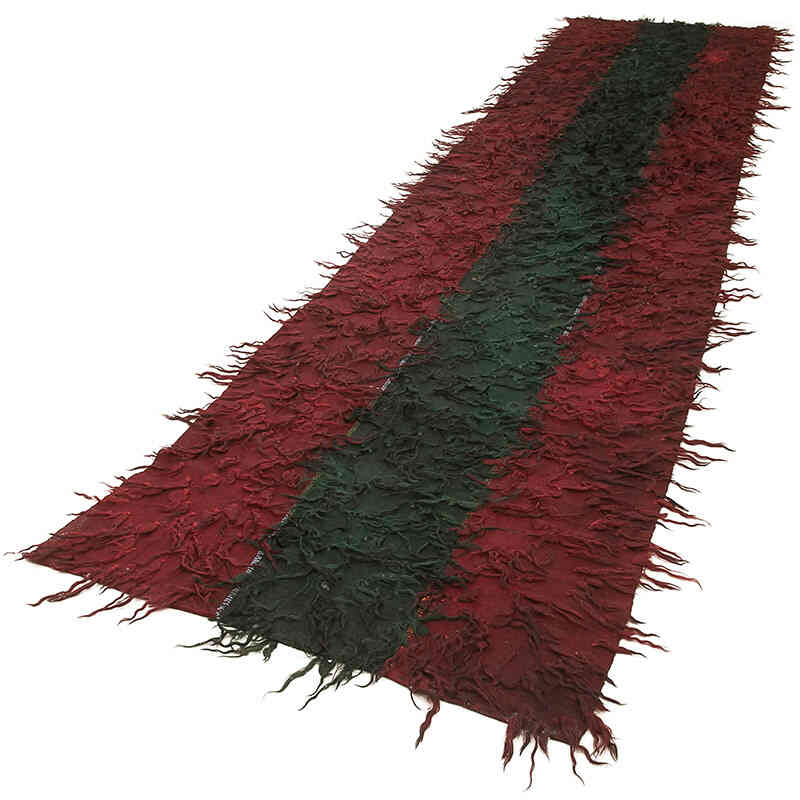 Vintage Filikli Tülü Yolluk - 105 cm x 496 cm - K0060435