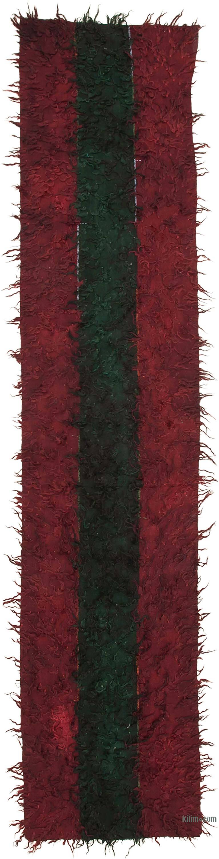 Vintage Filikli Tülü Yolluk - 105 cm x 496 cm - K0060435