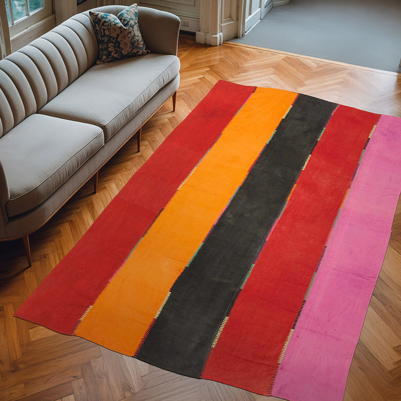 Vintage Malatya 'Perde' - 6' 8" x 9' 10" (80" x 118") - K0060450