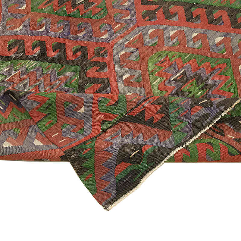 Vintage Turkish Kilim Rug - 5' 5" x 9' 6" (65" x 114") - K0060482