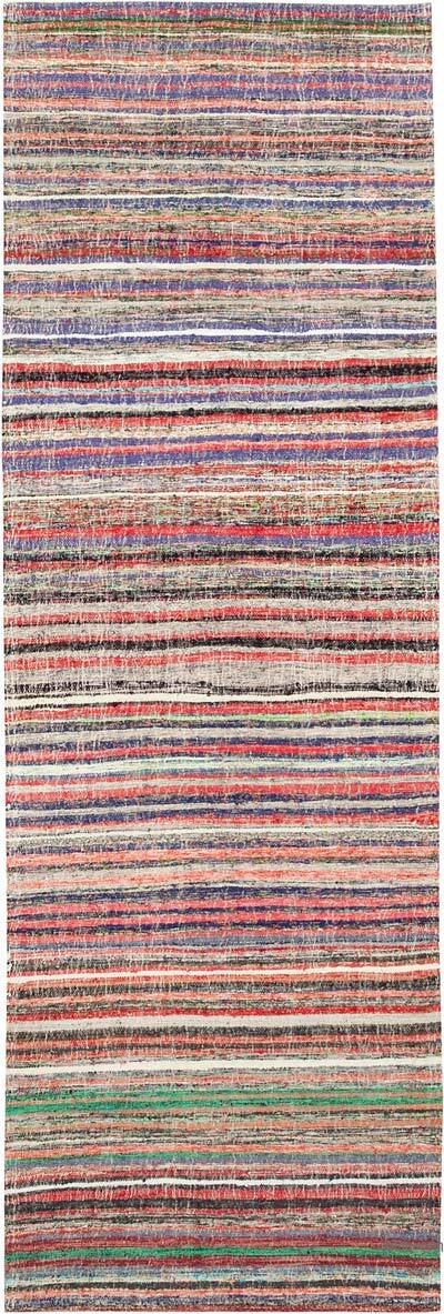 Vintage Anadolu Pala Kilimi (Çaput) - 115 cm x 350 cm