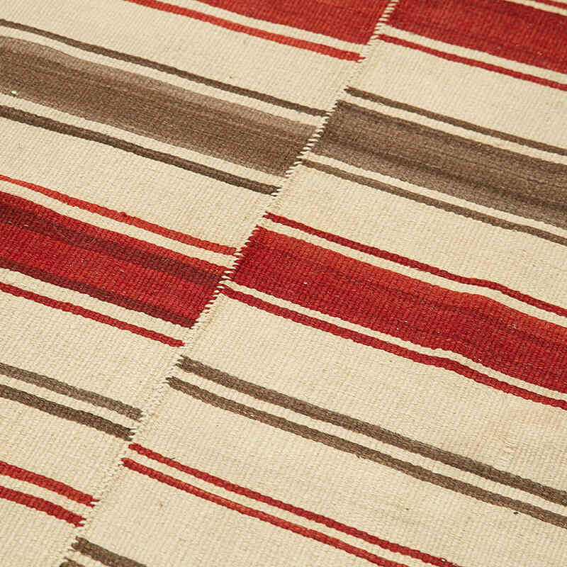 Vintage Anatolian Kilim Rug - 3' 8" x 10' 10" (44" x 130") - K0060494