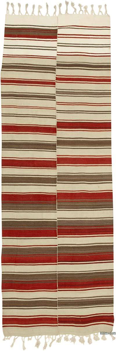 Vintage Anatolian Kilim Rug - 3' 8" x 10' 10" (44" x 130")