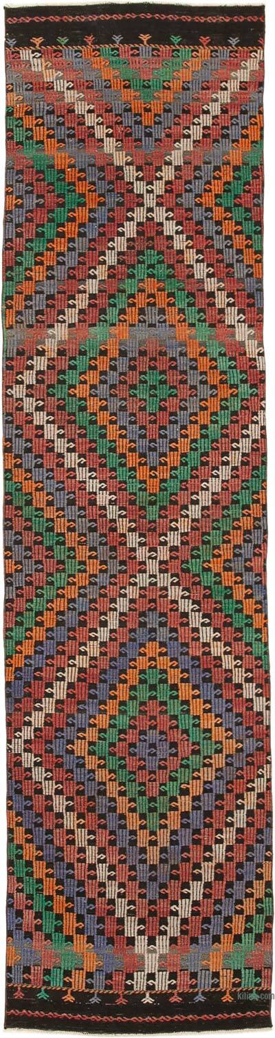 Vintage Anadolu Cicim Yolluk - 90 cm x 353 cm