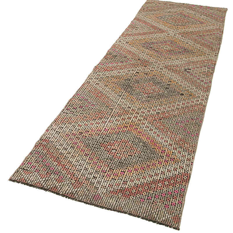 Vintage Anatolian Jijim Runner - 2' 10" x 9' 10" (34" x 118") - K0060507