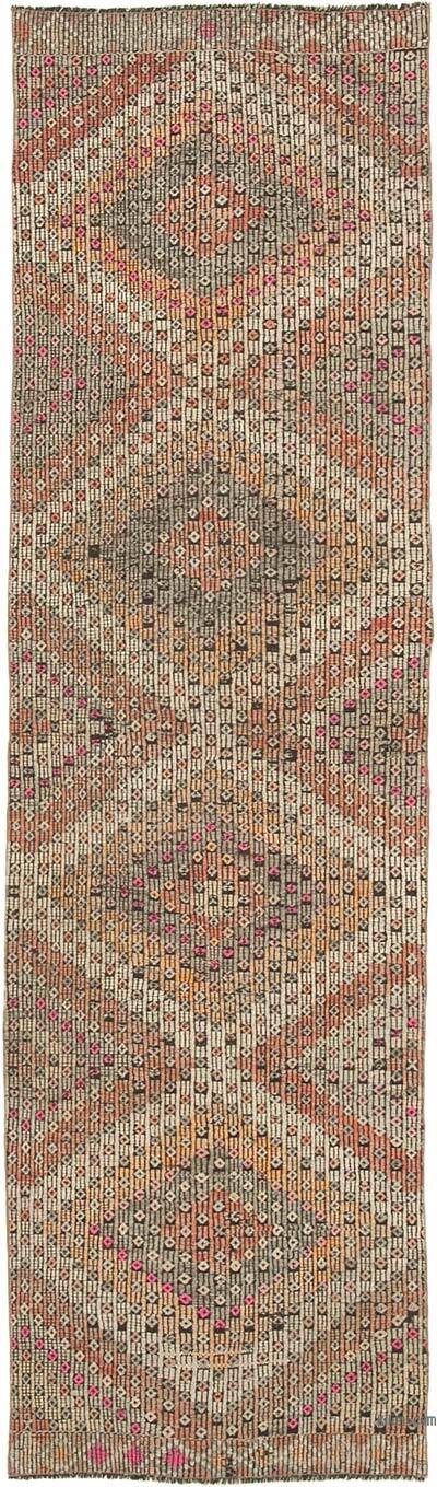 Vintage Anatolian Jijim Runner - 2' 10" x 9' 10" (34" x 118")