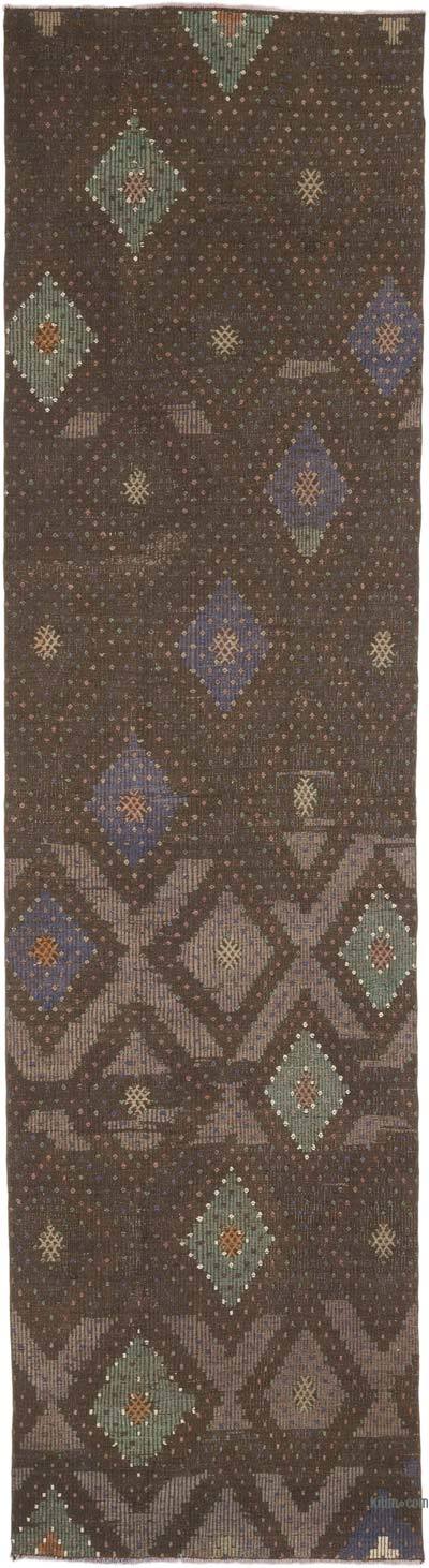Vintage Anatolian Jijim Runner - 2' 11" x 10' 8" (35" x 128")