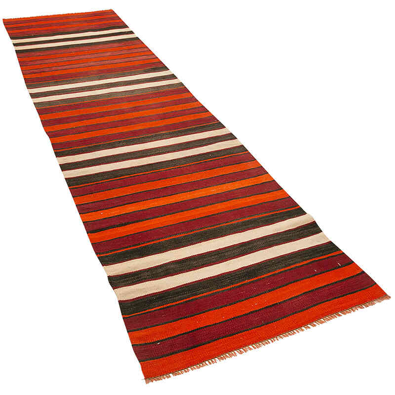 Vintage Anatolian Kilim Runner - 2' 8" x 10' 9" (32" x 129") - K0060522