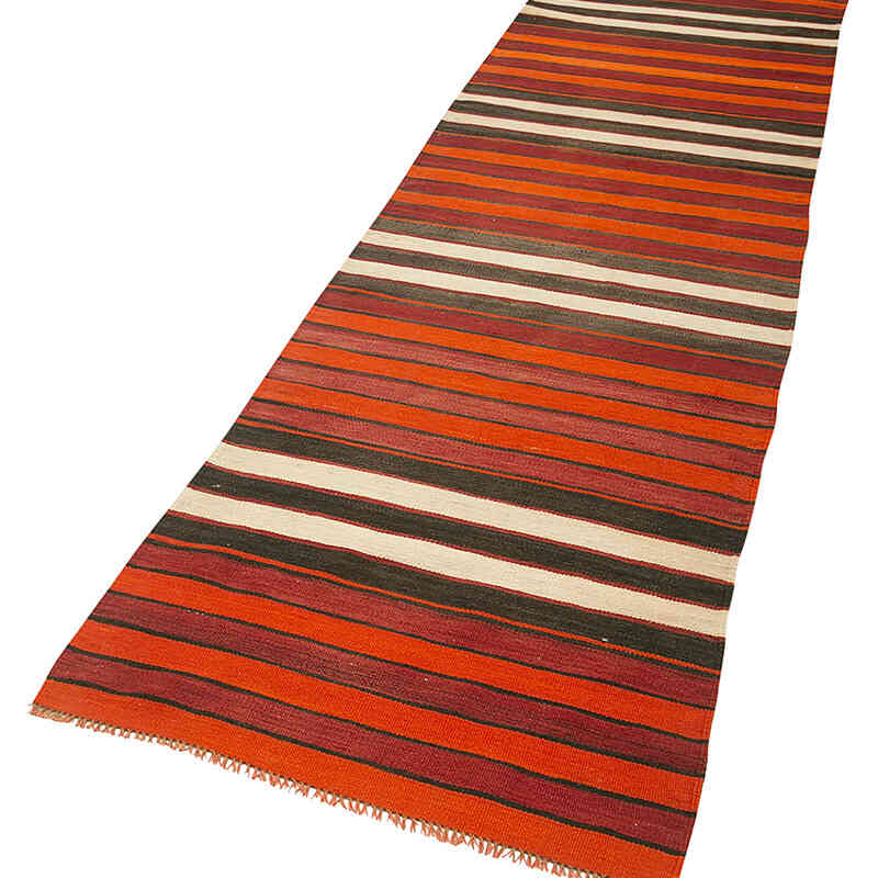 Vintage Anatolian Kilim Runner - 2' 8" x 10' 9" (32" x 129") - K0060522