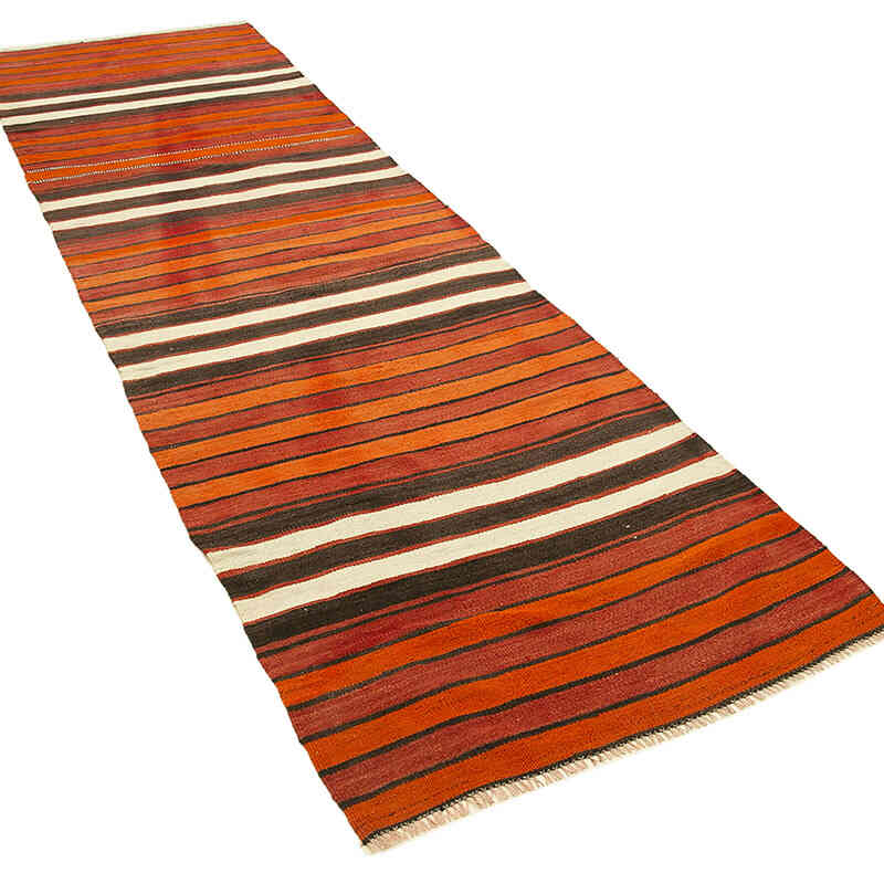 Vintage Anatolian Kilim Runner - 2' 11" x 10' 8" (35" x 128") - K0060526