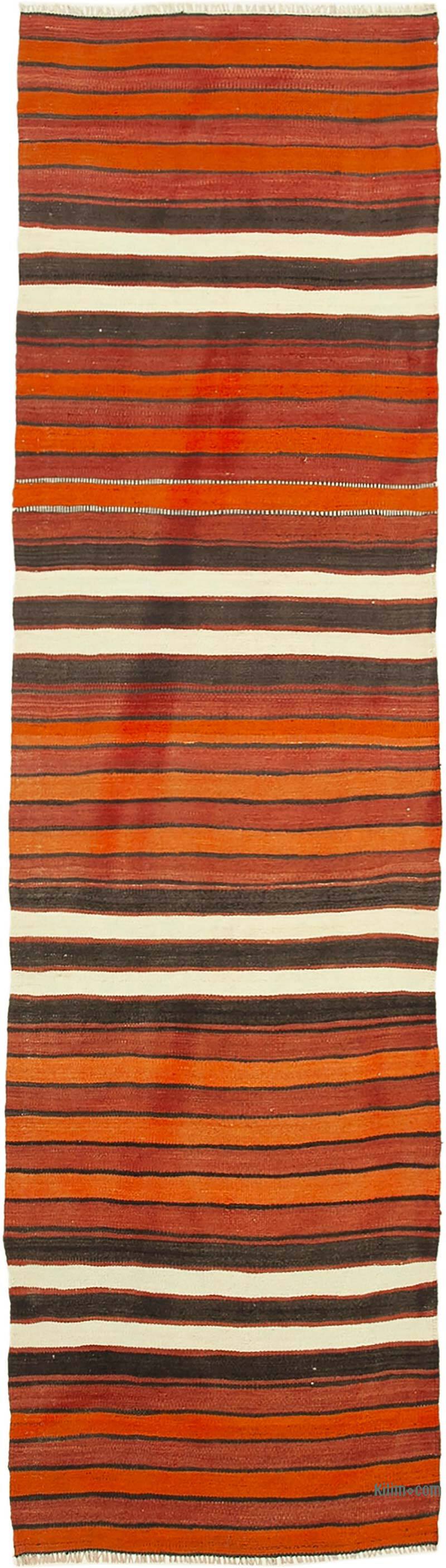 Vintage Anatolian Kilim Runner - 2' 11" x 10' 8" (35" x 128") - K0060526