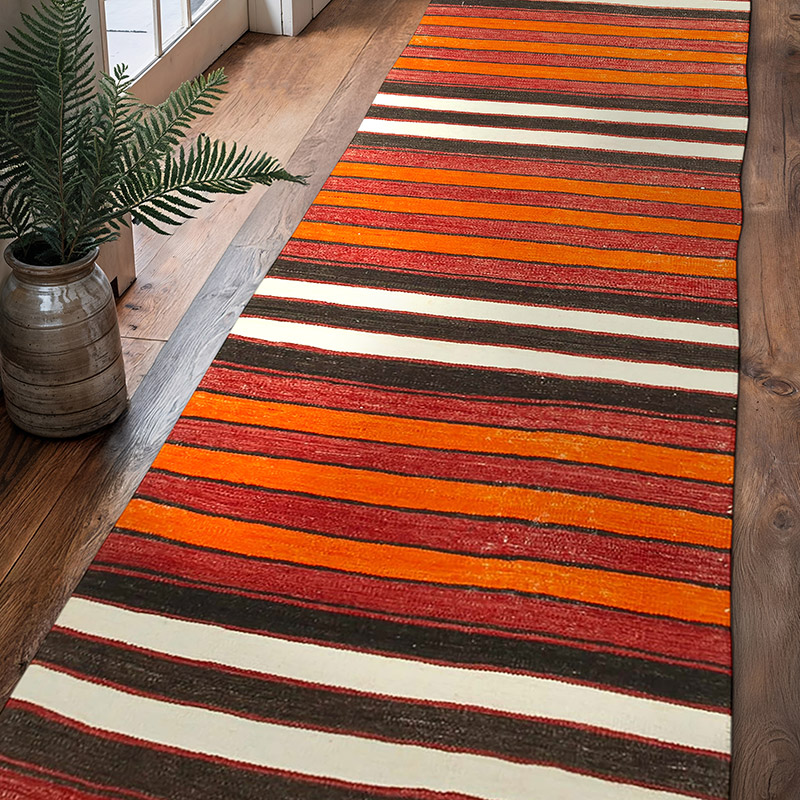 Corredor Vintage Anatolian Kilim - 89 cm x 316 cm - K0060529