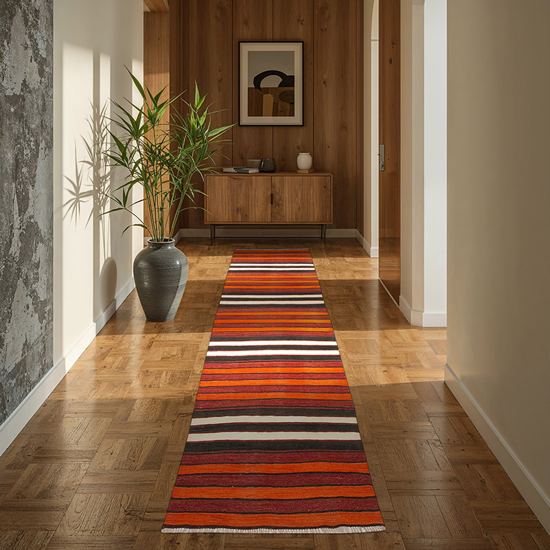 Vintage Anadolu Kilim Yolluk - 85 cm x 291 cm - K0060535
