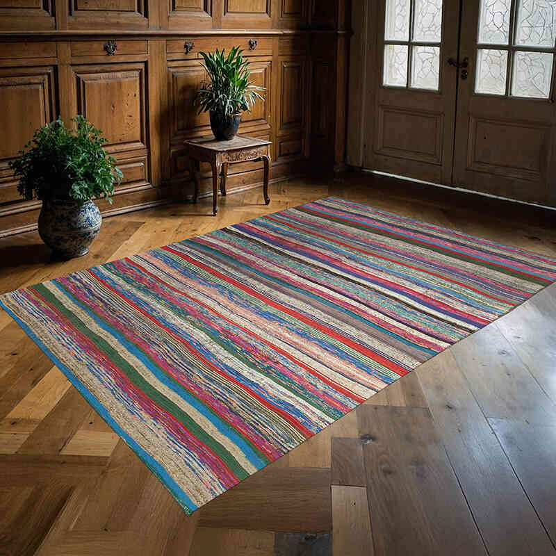 Vintage Turkish Pala Kilim (Chaput) - K0060579