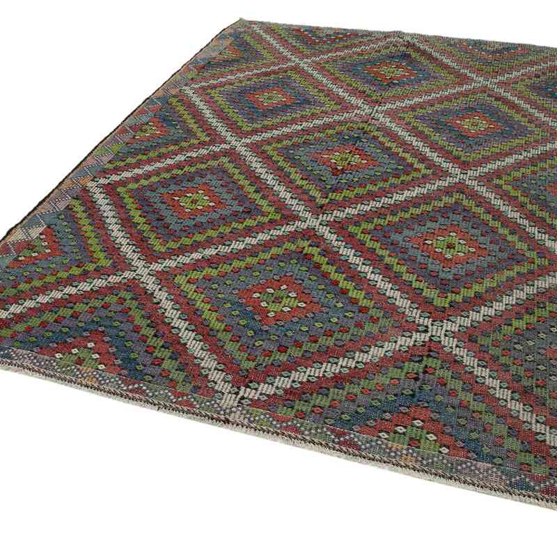 Vintage Anatolian Jijim Rug - 6' 9" x 9' 8" (81" x 116") - K0060591