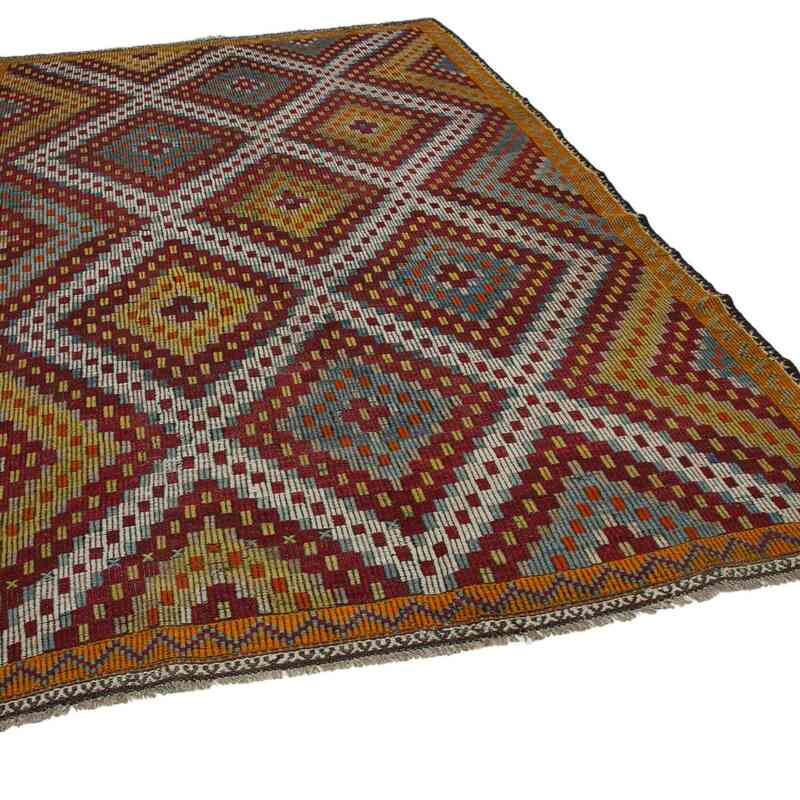 Vintage Anatolian Jijim Rug - 6' 8" x 10' 6" (80" x 126") - K0060673