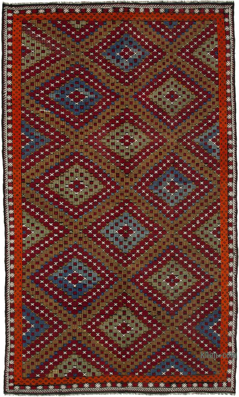 Vintage Anatolian Jijim Rug - 6' 4" x 10' 7" (76" x 127") - K0060676