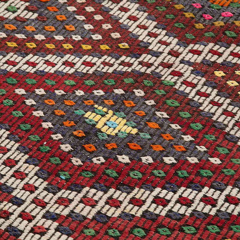 Vintage Anatolian Jijim Rug - 6' 4" x 11' 11" (76" x 143") - K0060684
