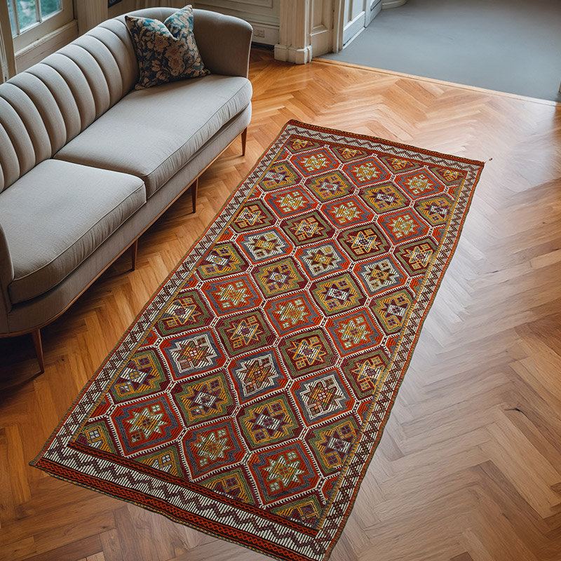 Vintage Anadolu Cicim  - 147 cm x 320 cm - K0060723