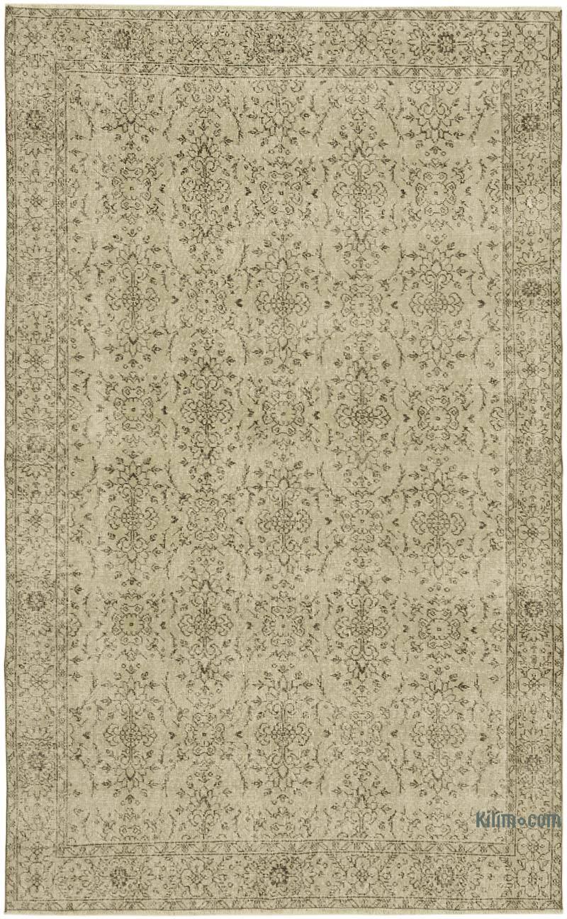 Alfombra Vintage Turca Anudada a Mano - 178 cm x 286 cm - K0060747