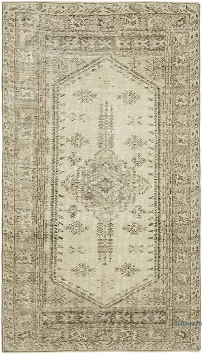 Vintage Turkish Hand-Knotted Rug - 5' 3" x 9' 1" (63" x 109")