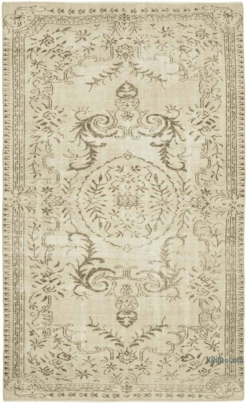 Alfombra Vintage Turca Anudada a Mano - 173 cm x 282 cm - K0060756