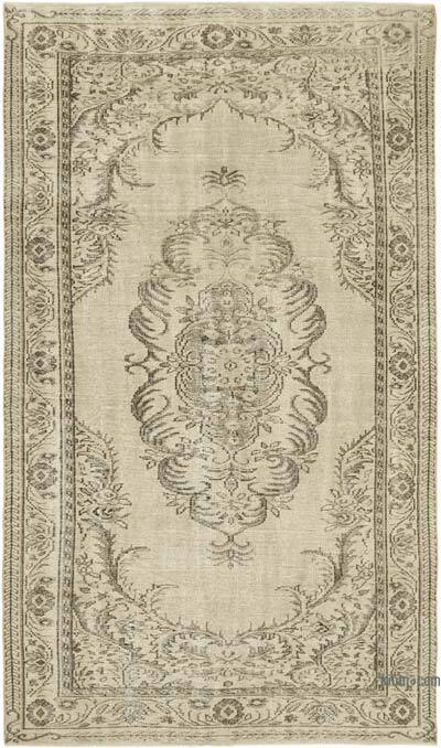 Vintage Turkish Hand-Knotted Rug - 5' 6" x 9' 3" (66" x 111")