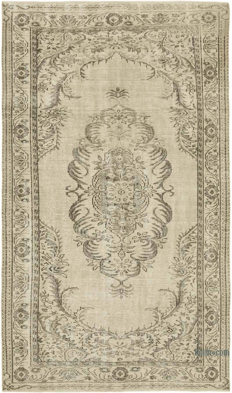 Vintage Turkish Hand-Knotted Rug - 5' 6" x 9' 3" (66" x 111") - K0060770