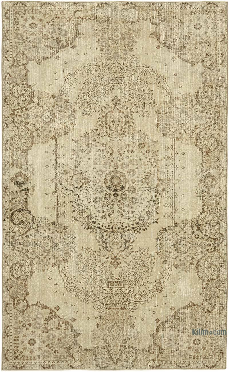 Alfombra Vintage Turca Anudada a Mano - 159 cm x 259 cm - K0060779