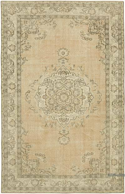 Alfombra Vintage Turca Anudada a Mano - 172 cm x 262 cm