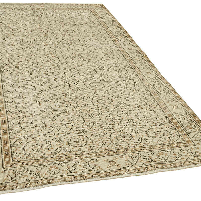 Alfombra Vintage Turca Anudada a Mano - 151 cm x 258 cm - K0060782
