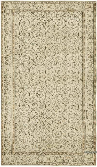 Vintage Turkish Hand-Knotted Rug - 4' 11" x 8' 6" (59" x 102")