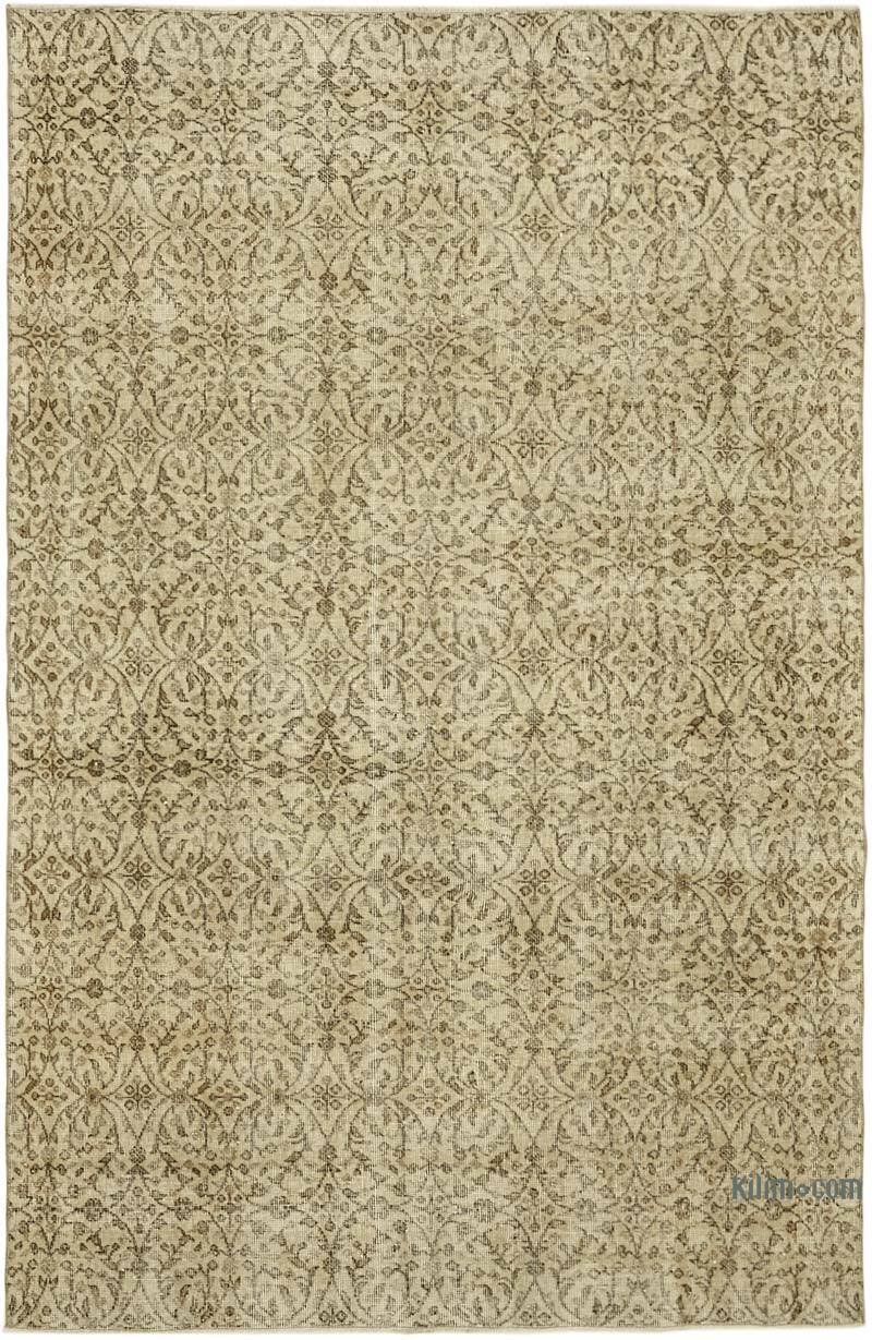 Vintage Turkish Hand-Knotted Rug - 5' 10" x 8' 10" (70" x 106") - K0060784