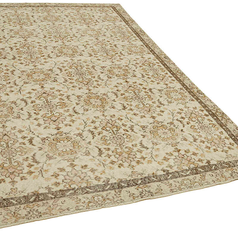 Vintage Turkish Hand-Knotted Rug - 5' 7" x 9' 11" (67" x 119") - K0060797