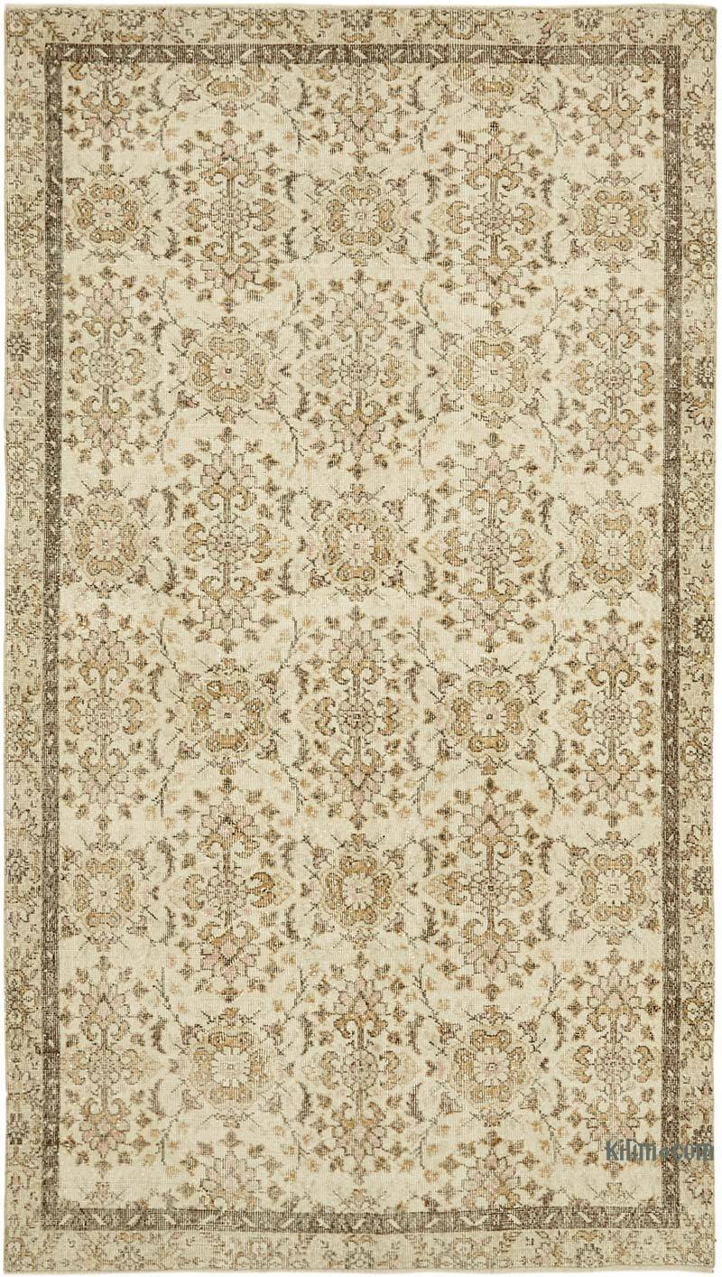 Vintage Turkish Hand-Knotted Rug - 5' 7" x 9' 11" (67" x 119") - K0060797