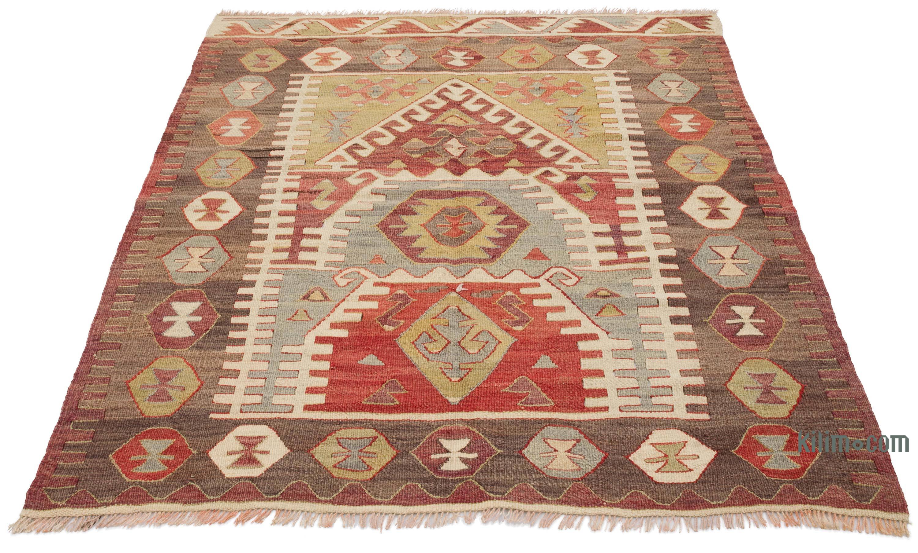 Kilim vintage rug 4 x 3 ft hand woven veggie dyes – The Rug Merchant