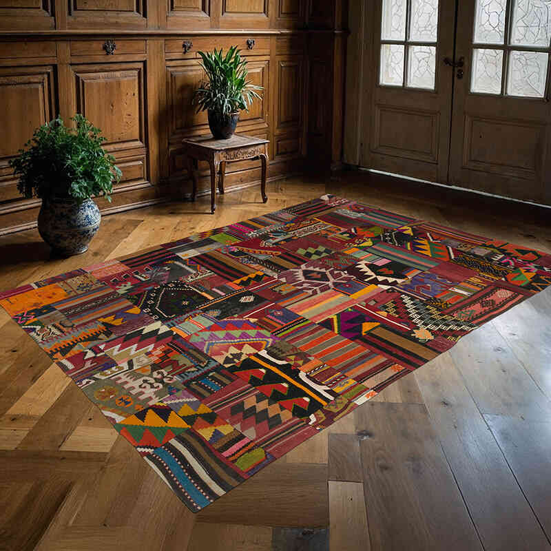 Patchwork Kilim - 166 cm x 232 cm - K0060862