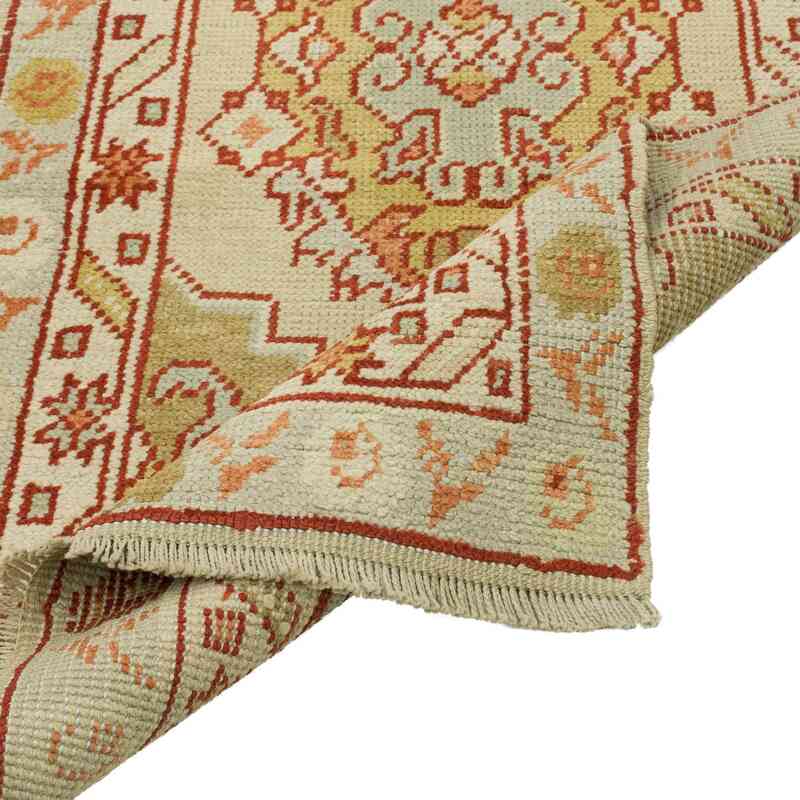 Nuevo Corredor Turco Anudado a Mano - 79 cm x 345 cm - K0060905