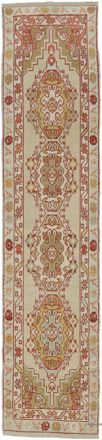 New Turkish Hand-Knotted Runner - 2' 7" x 11' 4" (31" x 136")
