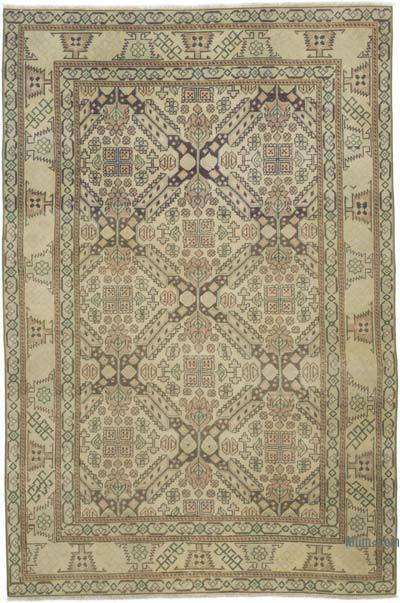 Vintage Turkish Hand-Knotted Rug - 3' 8" x 5' 7" (44" x 67")