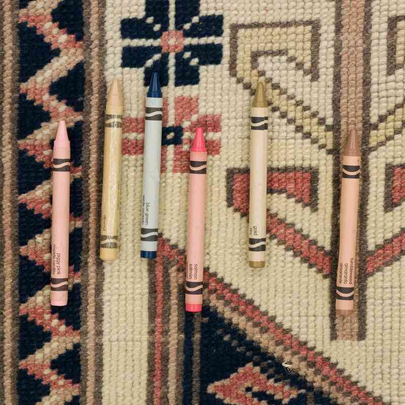 El Dokuma Vintage Halı - 107 cm x 171 cm - K0060925