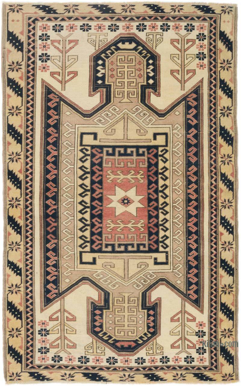 El Dokuma Vintage Halı - 107 cm x 171 cm - K0060925