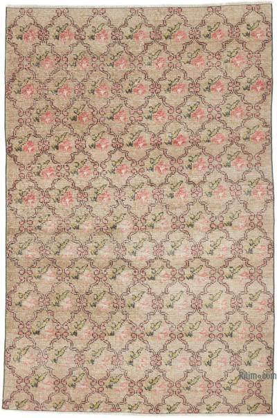 El Dokuma Vintage Halı - 134 cm x 201 cm